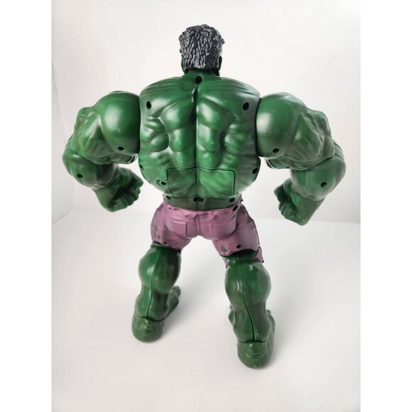 Marvel Disney Store Large 14" Talking Incredible Hulk Action Figure Working - Picture 4 of 13